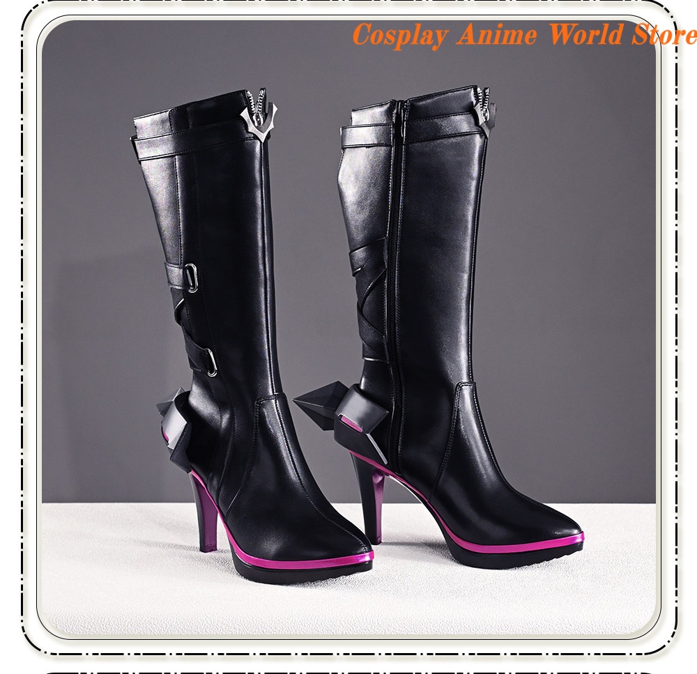 Shoes Heels Men - Laevatain Cosplay Ayakkabı Arknights Endfield Oyunu