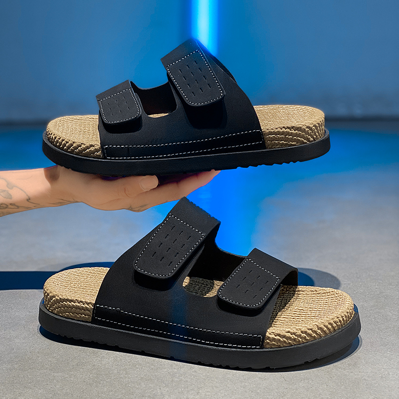 Men'S Shoes Birkenstock - Erkek tek bantlı dokuma terlik yazlık