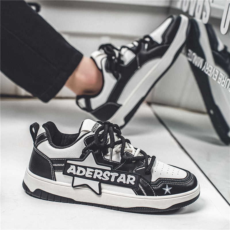 Men Shoes Brand - Yuvarlak Burun Kauçuk Taban Sevimli Spor