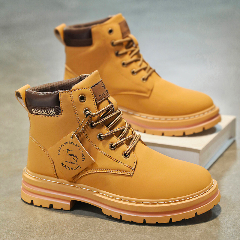Men Shoes Trends - Klasik Erkek Yüksek Bilekli Botlar Yüksek