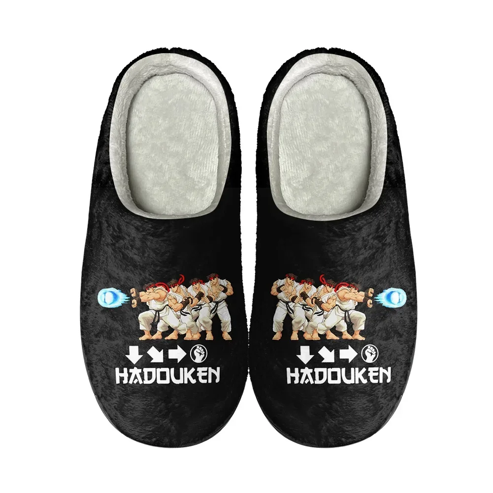 Men Shoes For Winter - Street Fighters Grafik Ev Pamuk Özel