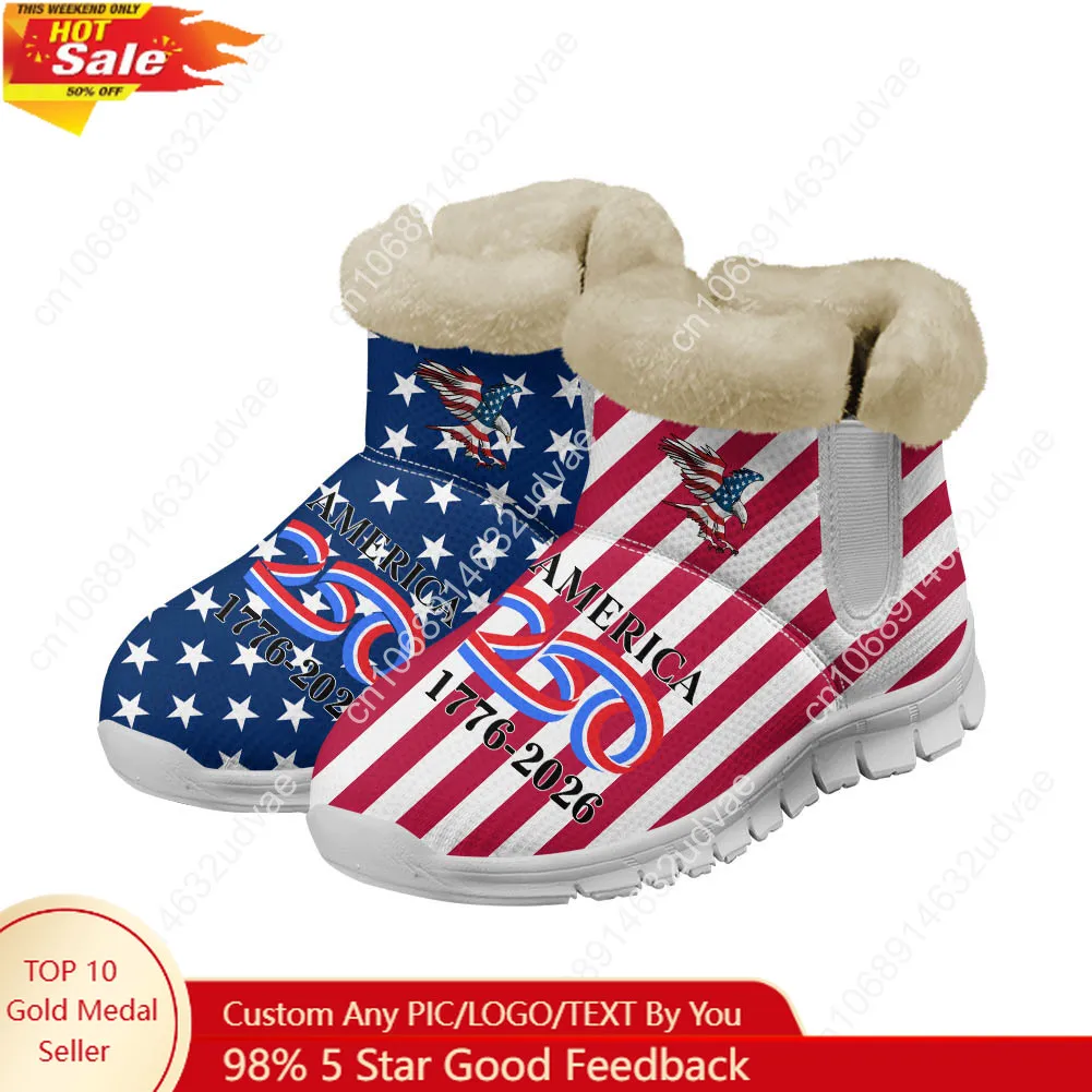 Men'S Shoes Casual Sneakers - Amerika 250. Yıldönümü 1776-2026 Peluş Ayakkabı