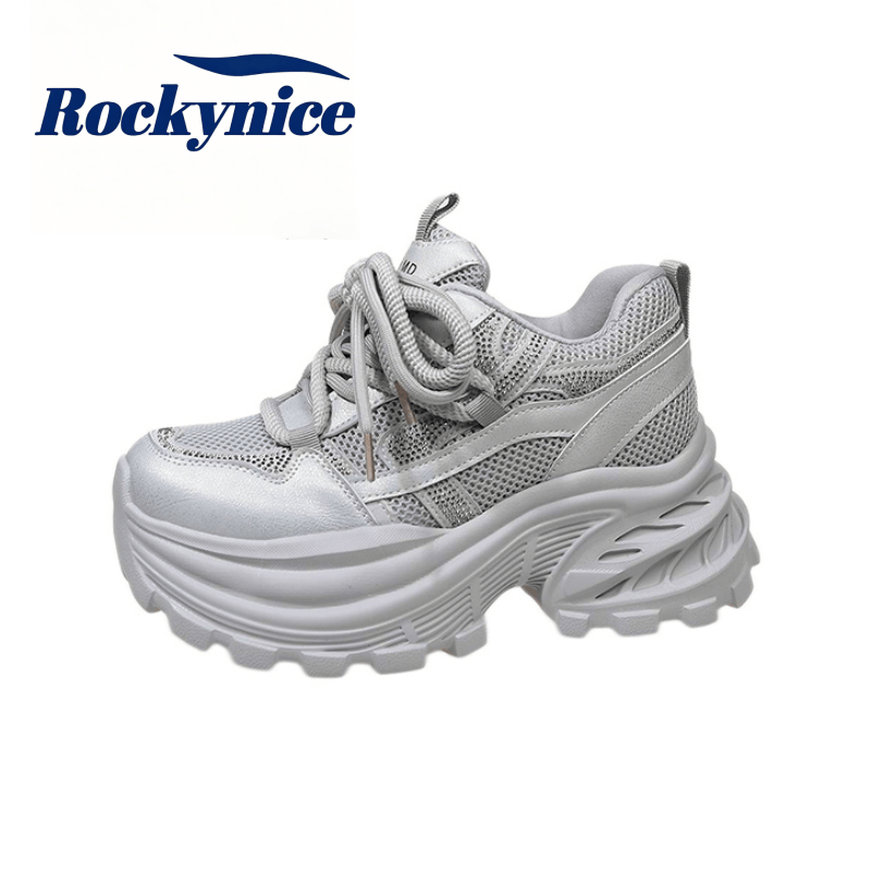 Mesh Trainer Breathable - Yeni Yaz Kadın Tıknaz Spor Ayakkabıları