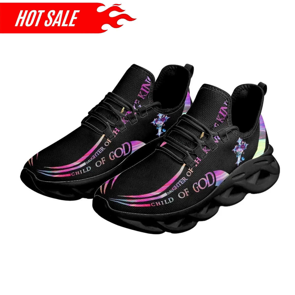 Men'S Training Shoes - Sıcak çapraz hıristiyan tanrı baskı hafif