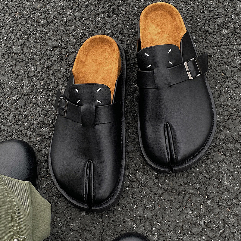 Men'S Shoes Birkenstock - Erkekler İçin Parmak Arası Terlikler, Sığır
