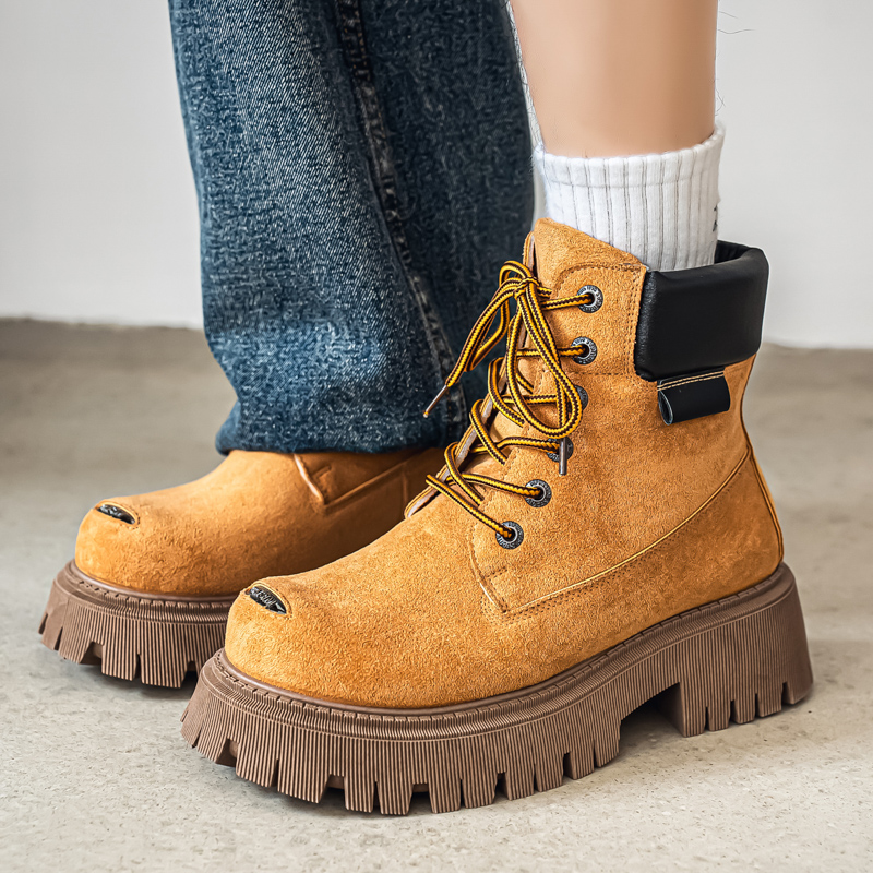 Men'S Shoes With Wide Toe Box - Klasik Yüksek Bilekli Botlar Açık Hava