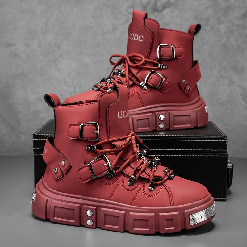 Men Shoes Trends - Orijinal Marka Erkek Botları Punk Platform