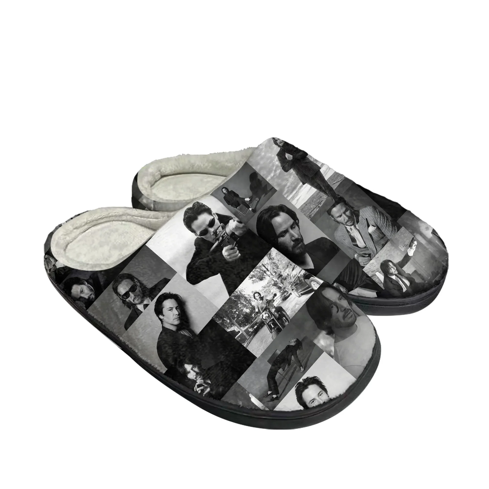 Men Shoes For Winter - Keanu Reeves Ev Pamuk Terlik Erkek