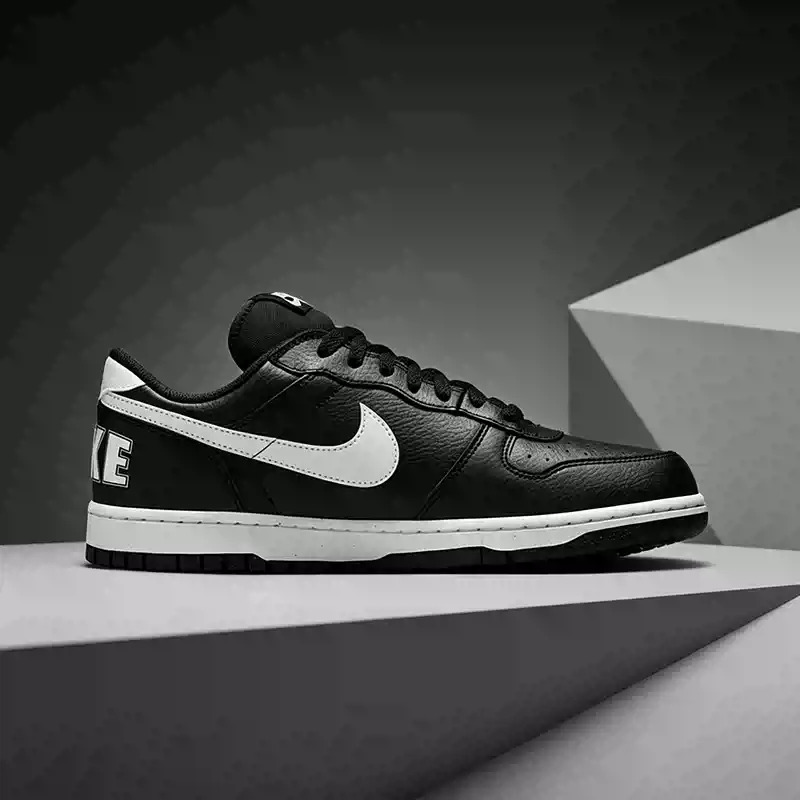 Men'S Shoes Nike Black - Nike BIG NIKE LOW Erkek Spor