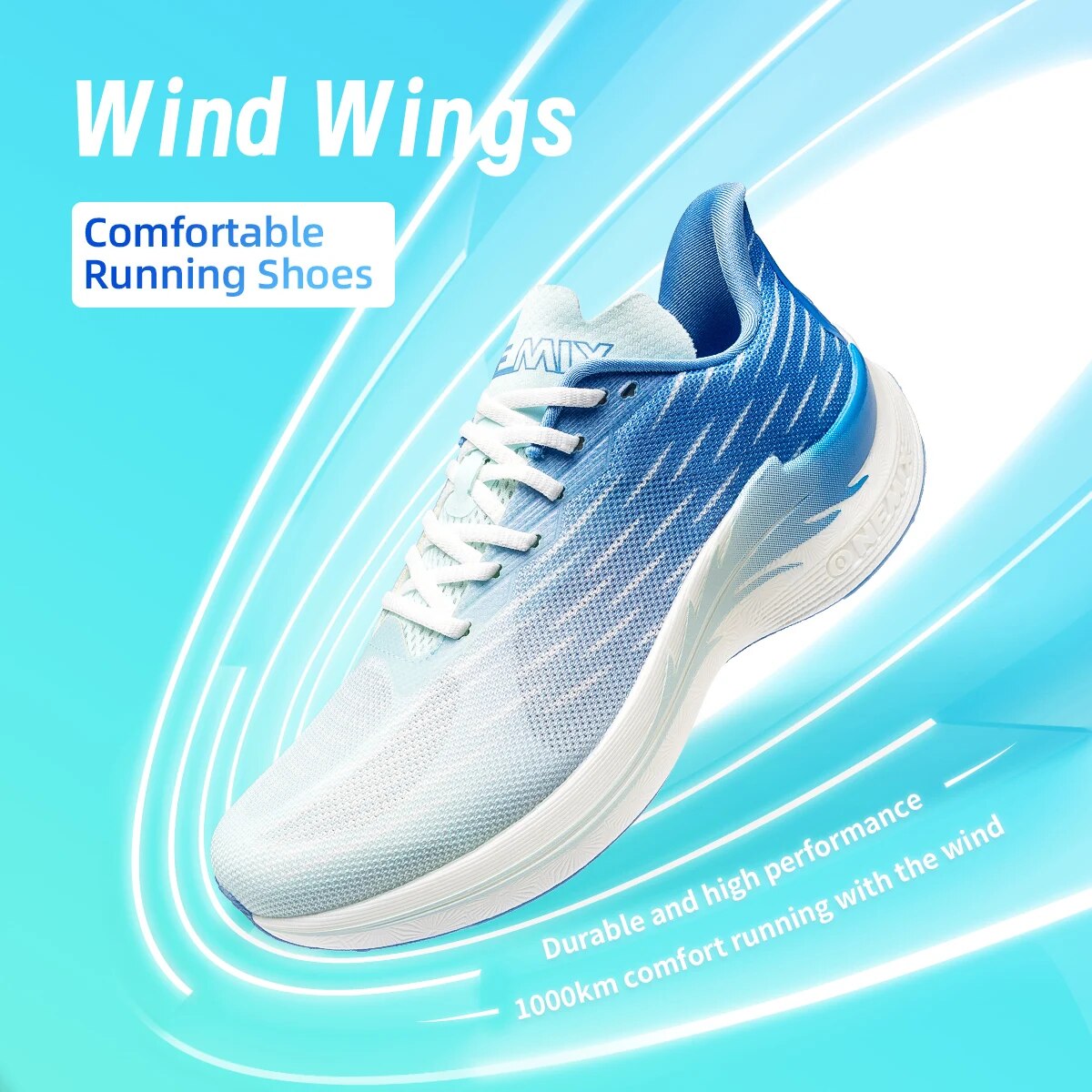 Men'S Shoes Half Cut - Onemix 2024 yeni nefes hız koşu