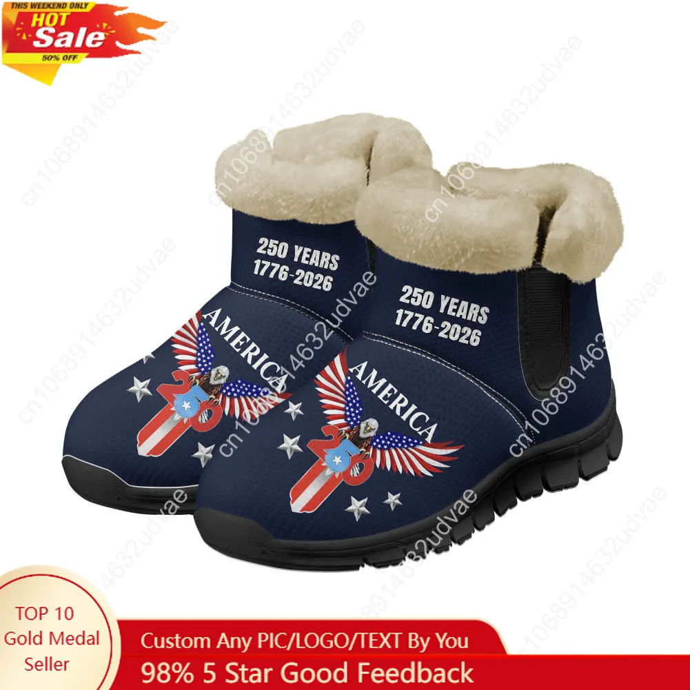 Men'S Shoes Casual Sneakers - Amerika 250. Yıldönümü 1776-2026 Peluş Ayakkabı