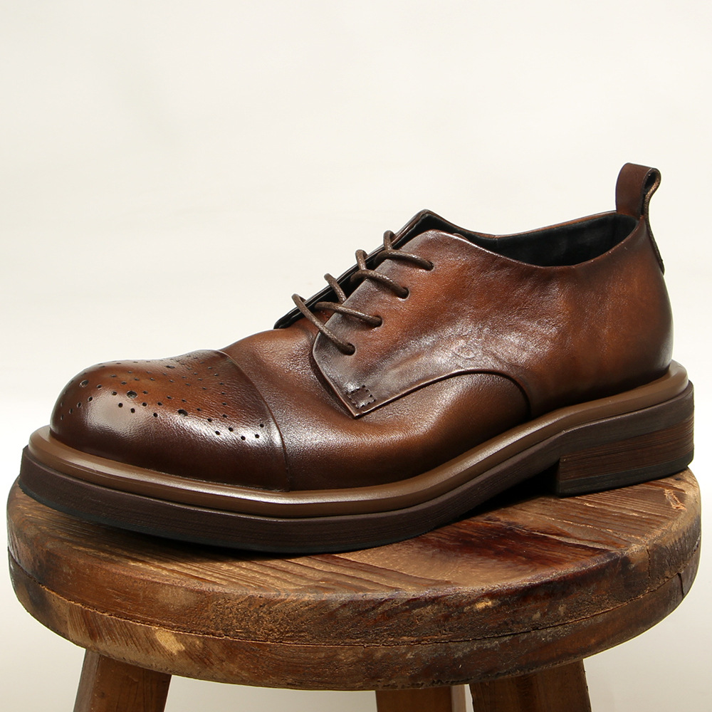 Oxford Brogue Leather - En Kaliteli Hakiki Deri Erkek Brogues
