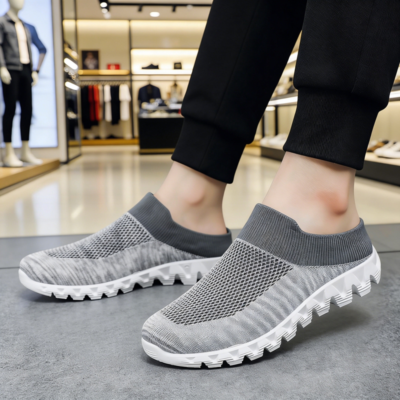 Men'S Shoes Half Cut - Yeni Moda Günlük Düşük Bilekli Nefes