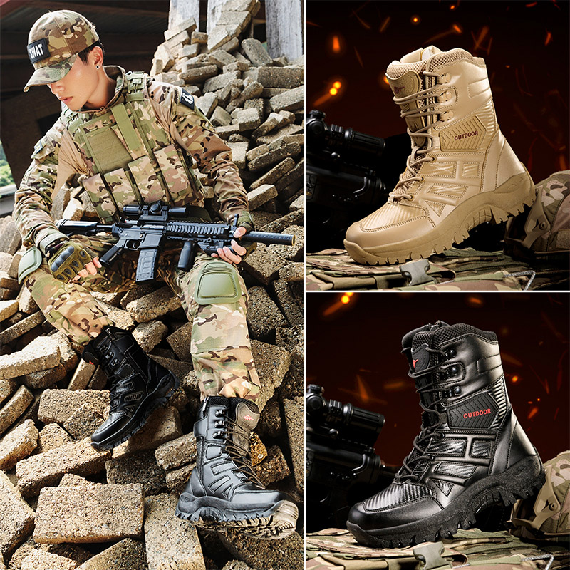 Men'S Training Shoes - Botas Açık Erkek Botları Yüksek Top