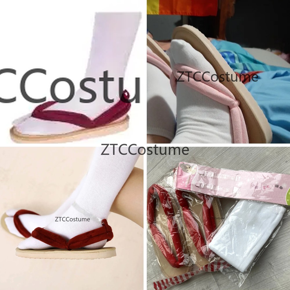 Men Shoes Europe To Us - Japon Anime Cosplay Ayakkabıları Takunya Sandalet
