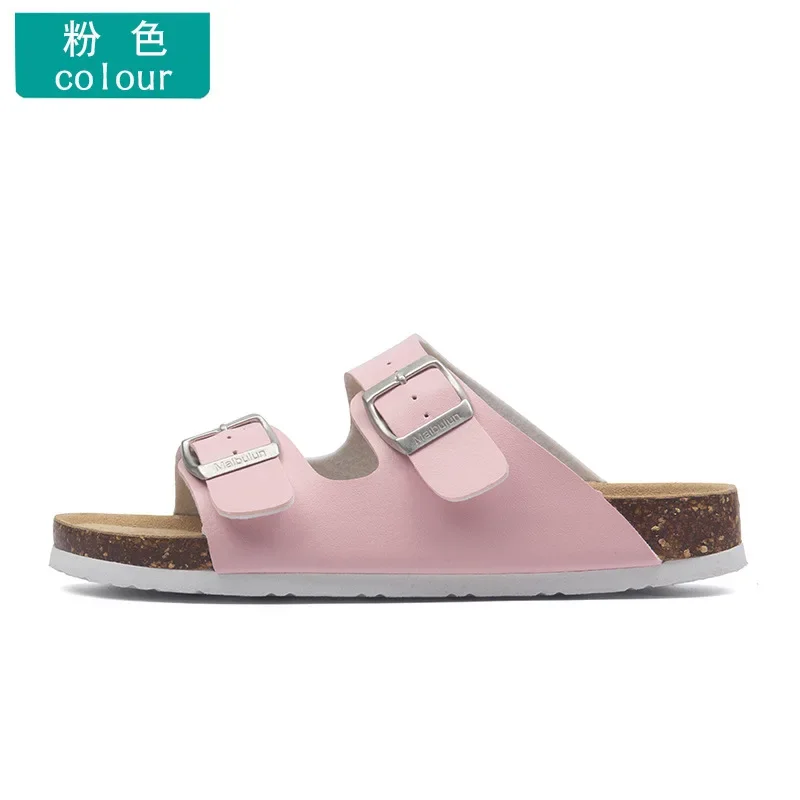 Men'S Shoes Birkenstock - Terlik Kadın Toka Düz Tabanlı Mantar