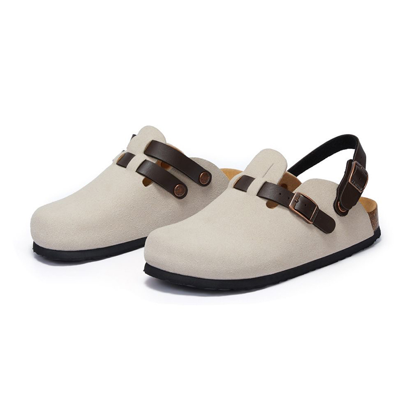 Men'S Shoes Birkenstock - Kadın Mantar Terlik Modası Baotou Yarım