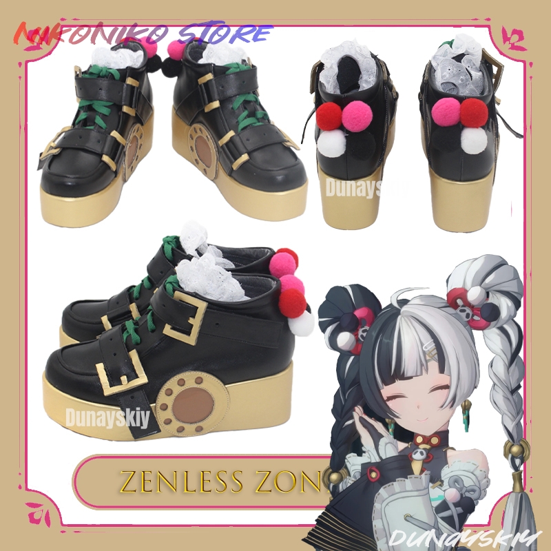 Men Shoes Europe To Us - Oyun Zenless Zone Zero Dialyn Cosplay
