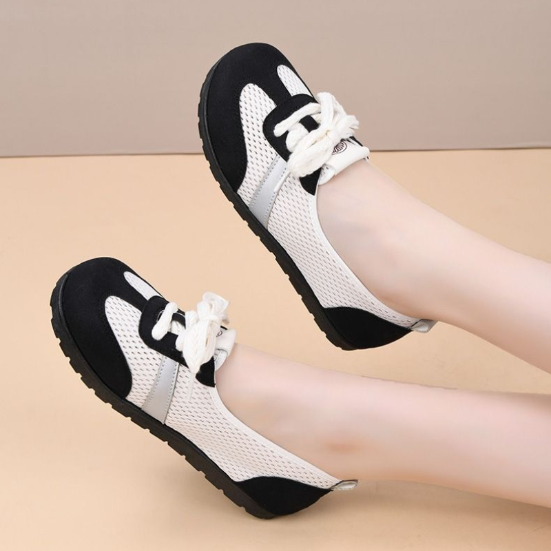 Mesh Trainer Breathable - Retro Vintage Trainer Kadın Ayakkabıları Slip-on