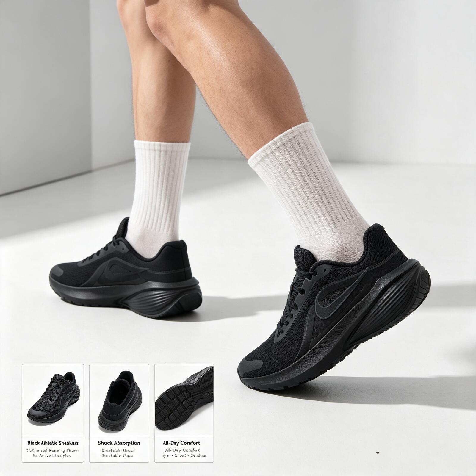 Nike Siyah Erkek Koşu Ayakkabı - Men'S Shoes Nike Black incelemesi ve fiyatı