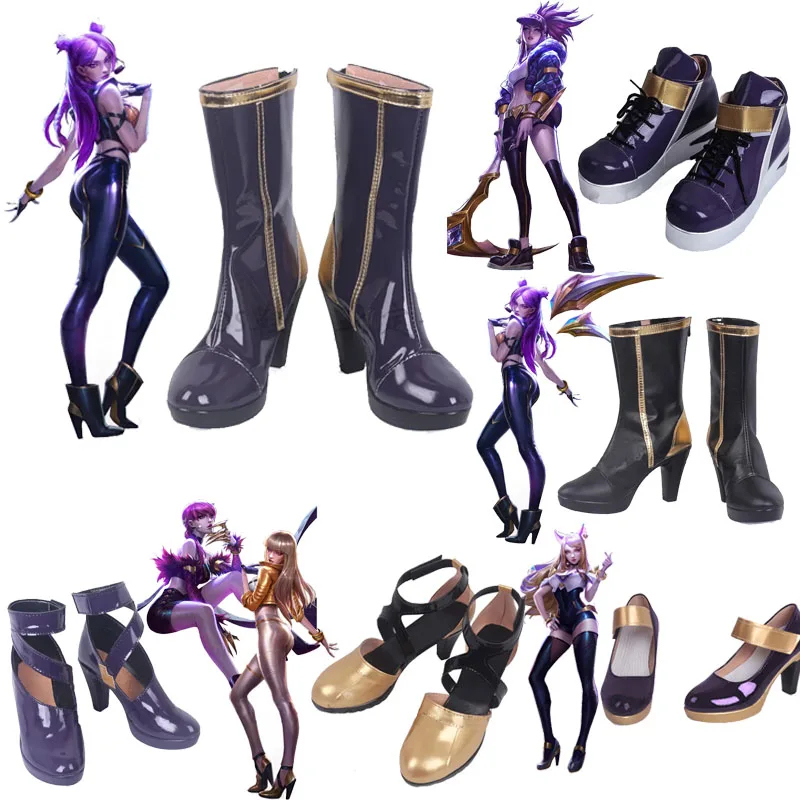 LOL KDA Boot Ahri Kaisa Evelyn - Men Shoes Europe To Us incelemesi ve fiyatı