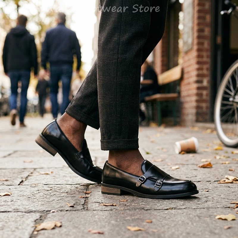 Erkekler İçin Çift Tokalı Loaf - Men Shoes Formal incelemesi ve fiyatı