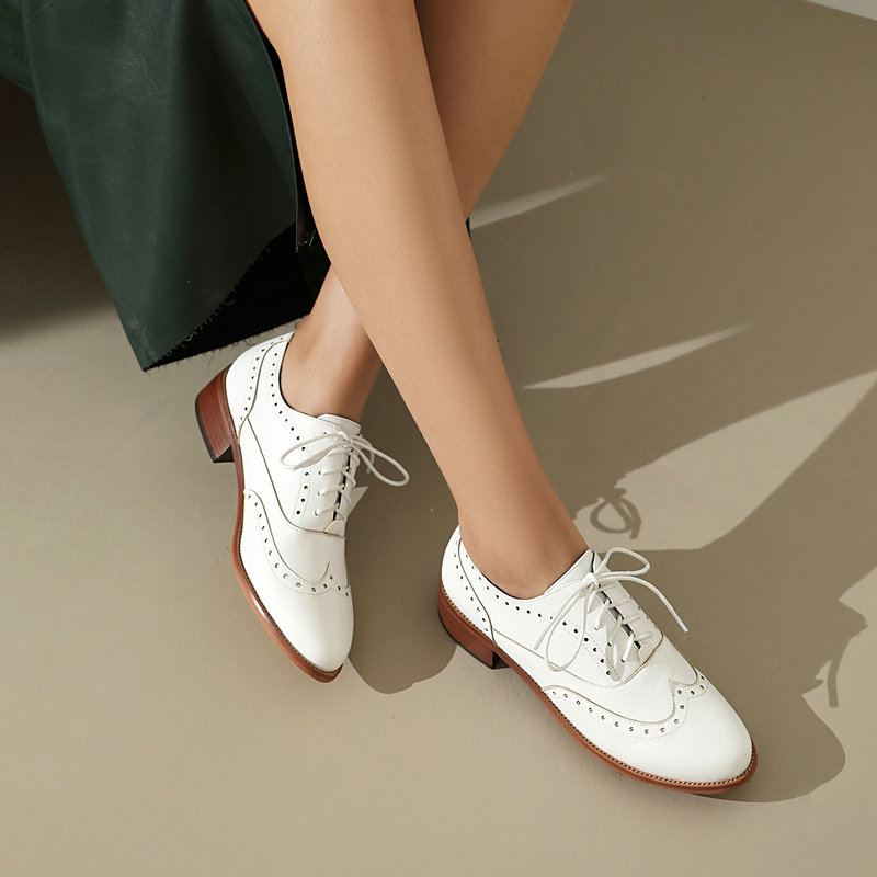 Kadınlar İçin Brogue Oxford Ay - Oxford Brogue Leather incelemesi ve fiyatı