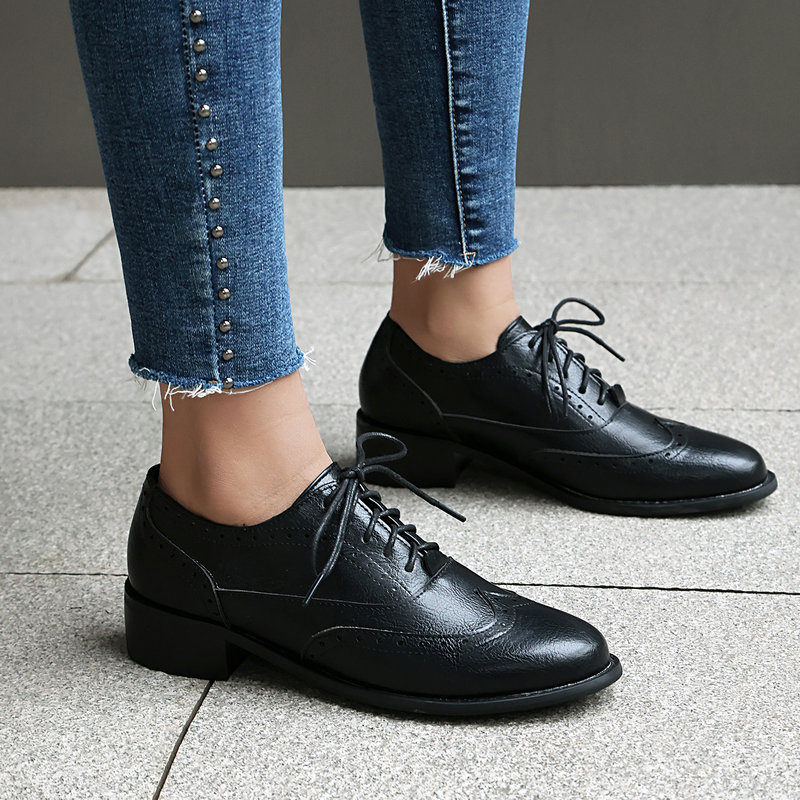 Kadınlar İçin Brogue Oxford Ay - Oxford Brogue Leather incelemesi ve fiyatı