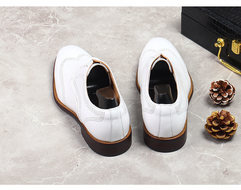 Beyaz özlü aşınmaya dayanıklı  - Oxford Brogue Leather incelemesi ve fiyatı