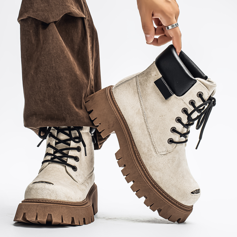 Klasik Yüksek Bilekli Botlar A - Men'S Shoes With Wide Toe Box incelemesi ve fiyatı
