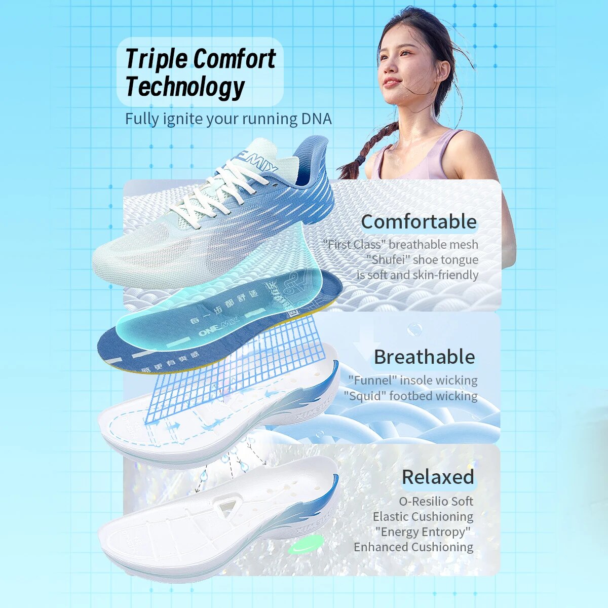 Onemix 2024 yeni nefes hız koş - Men'S Shoes Half Cut incelemesi ve fiyatı