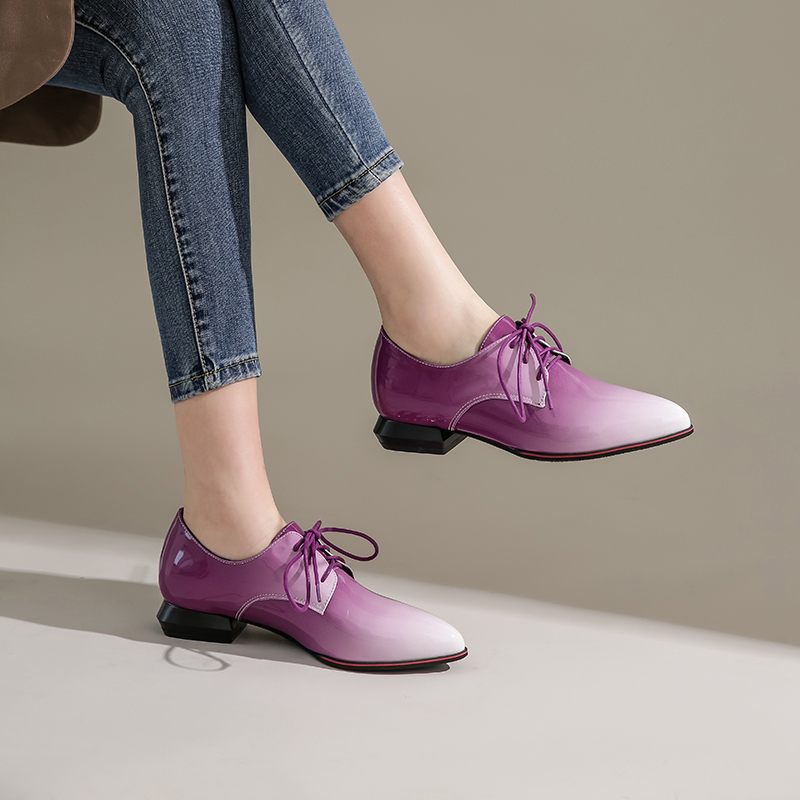 İngiliz Kadın Oxfords Degrade  - Oxford Brogue Leather incelemesi ve fiyatı