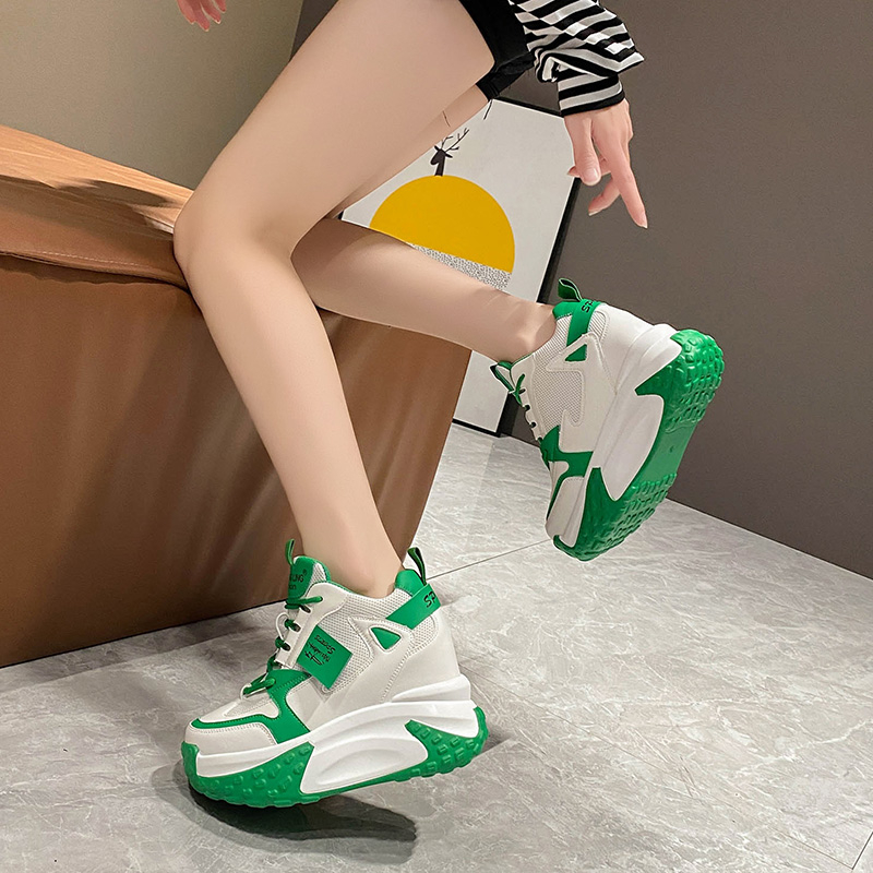 9.5CM kadın yüksek platformlu  - Mesh Trainer Breathable incelemesi ve fiyatı