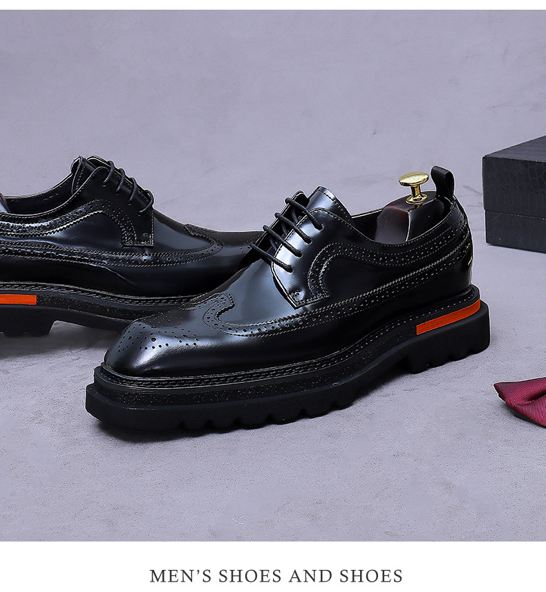Erkek Brogue Platform Oxford A - Oxford Brogue Leather incelemesi ve fiyatı
