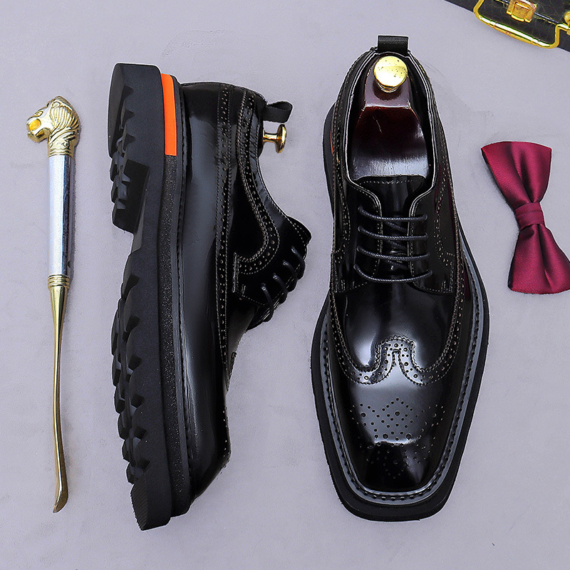 Erkek Brogue Platform Oxford A - Oxford Brogue Leather incelemesi ve fiyatı