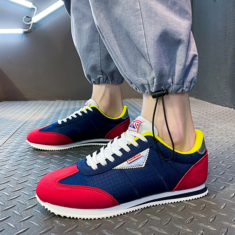 Mavi kırmızı hafif spor ayakka - Men'S Shoes Half Cut incelemesi ve fiyatı