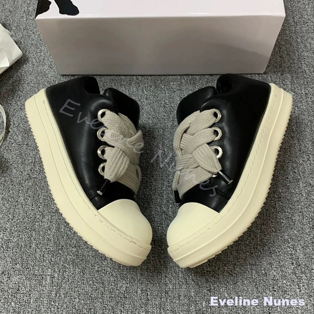 Unisex Siyah Deri Platform Spo - Canvas Sneaker High incelemesi ve fiyatı