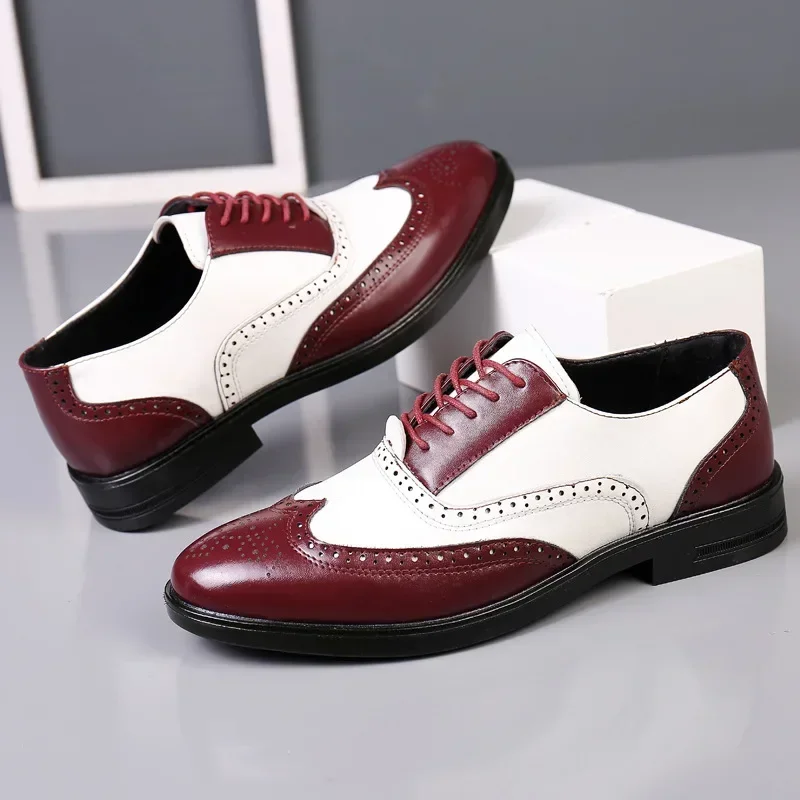 Karışık Renkler Erkek Elbise A - Oxford Brogue Leather incelemesi ve fiyatı