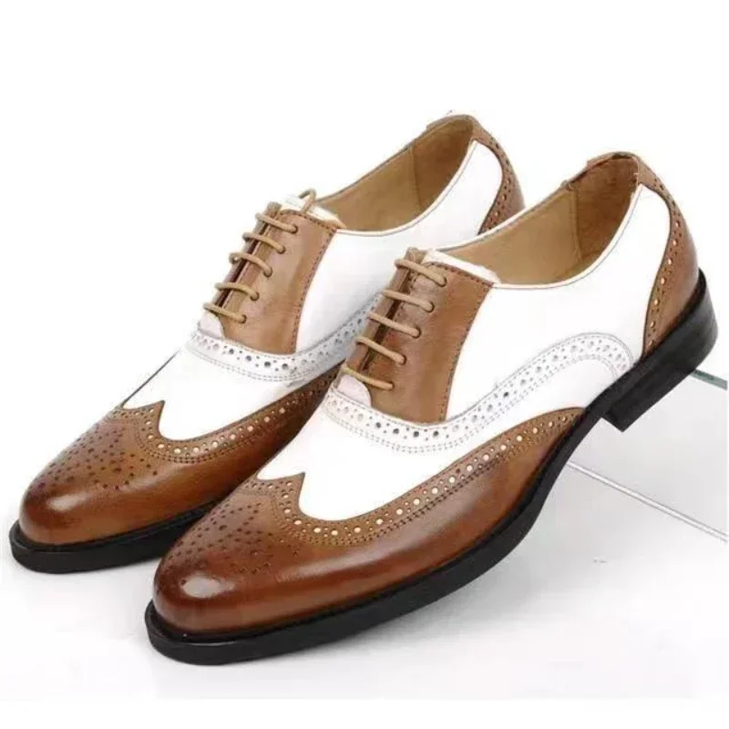 Karışık Renkler Erkek Elbise A - Oxford Brogue Leather incelemesi ve fiyatı