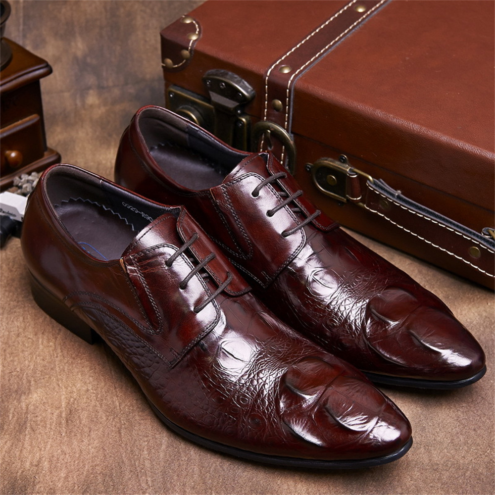 Sığır Derisi Kabartmalı Timsah - Men Shoes Formal incelemesi ve fiyatı