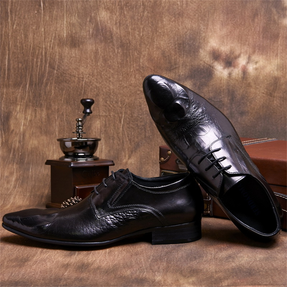 Sığır Derisi Kabartmalı Timsah - Men Shoes Formal incelemesi ve fiyatı