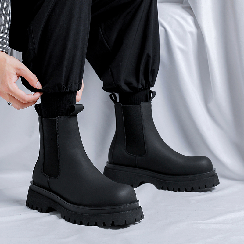 2026 Platform Siyah Yüksek Bil - Men Shoes Brand incelemesi ve fiyatı
