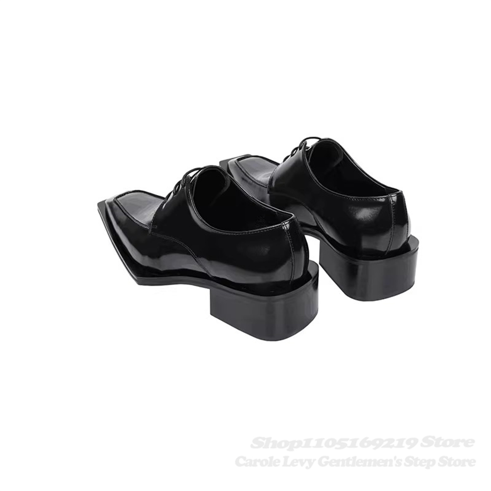 Siyah Rugan Deri Erkek 4Cm Top - Men Shoes Formal incelemesi ve fiyatı