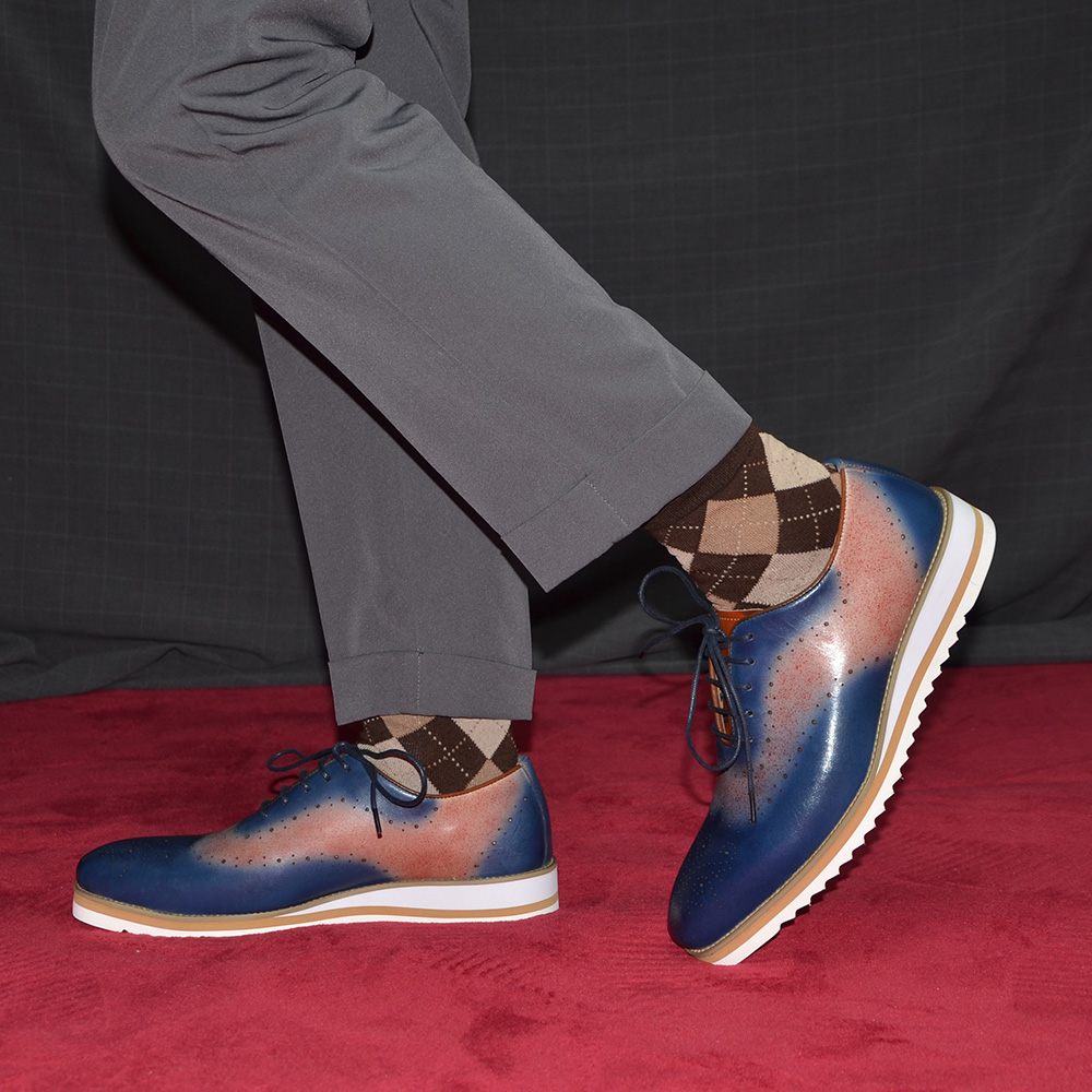 Erkekler İçin Lüks Sade Burunl - Oxford Brogue Leather incelemesi ve fiyatı